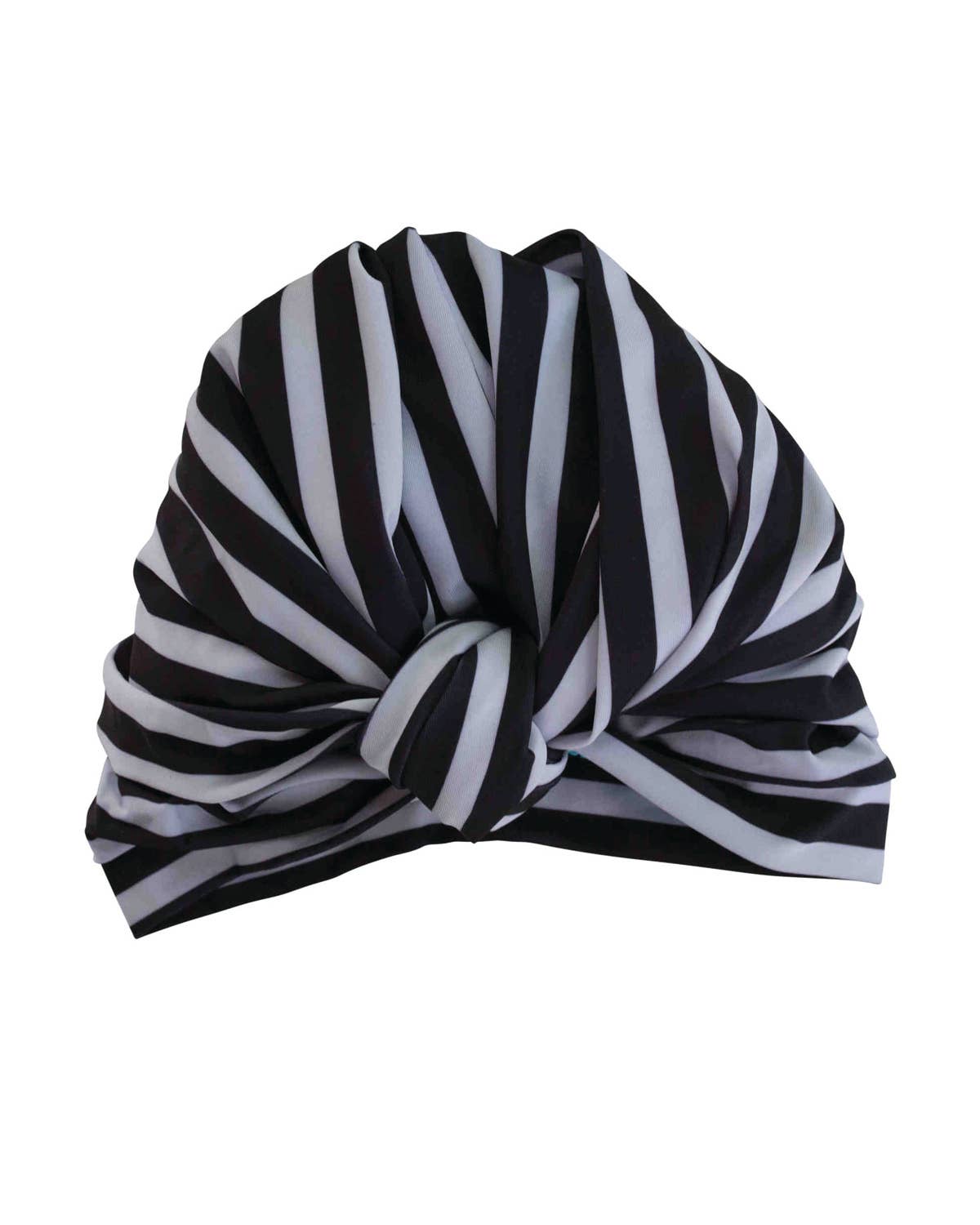 Dahlia Shower Cap in Monochrome Stripe