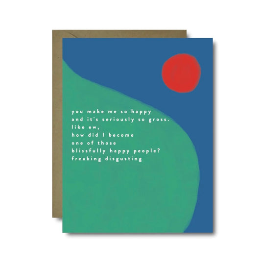 Blissfully Likable Greeting Card