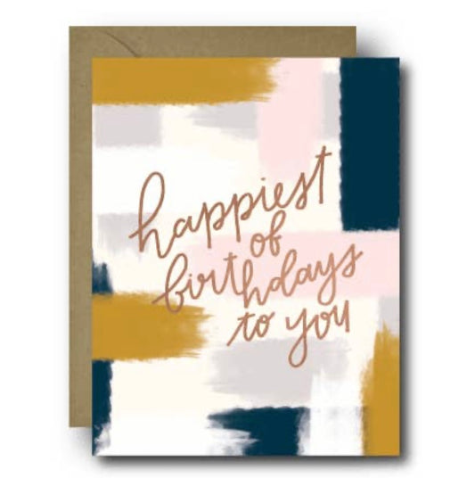 Happiest of Birthdays Greeting Card