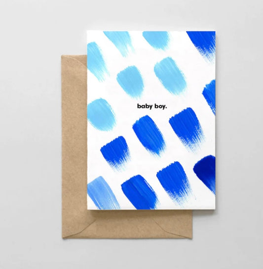 Baby Boy Greeting Card