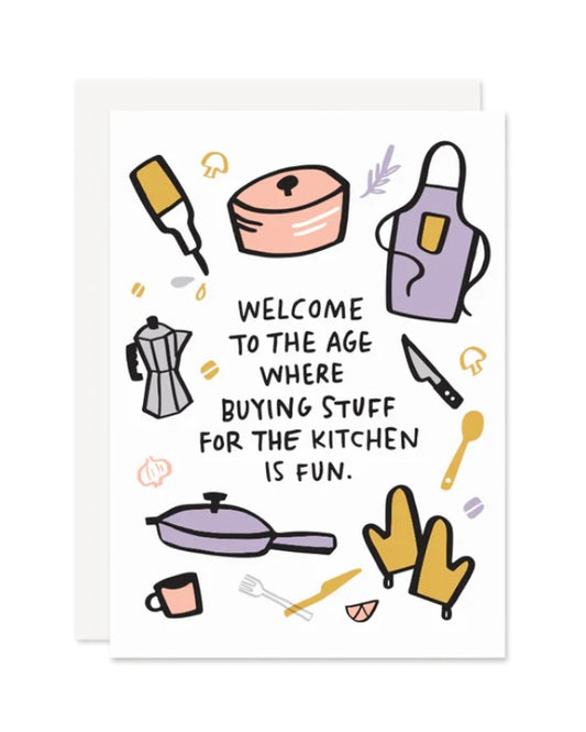 Kitchen Stuff Birthday Card