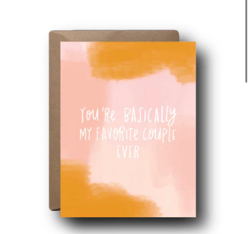My Favorite Couple Greeting Card