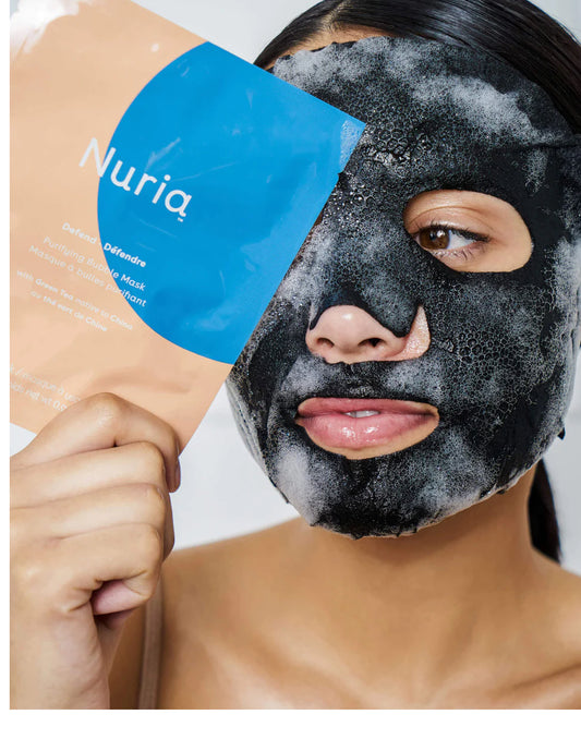 Defend Purifying Bubble Mask
Energize, purify, and bid blemishes goodbye