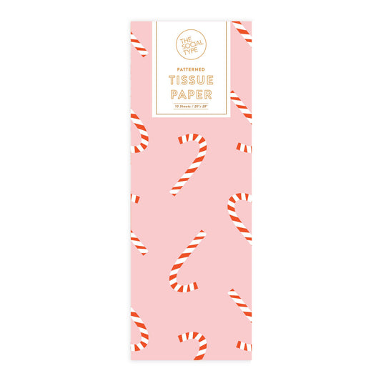 Candy Cane Holiday Tissue Paper