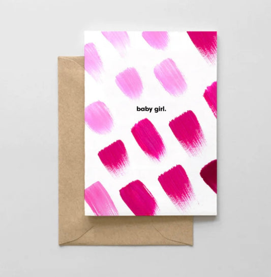 Baby Girl Greeting Card