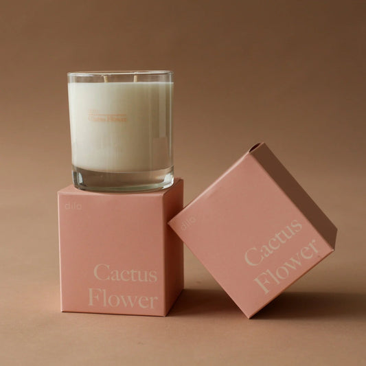 Cactus Flower Candle