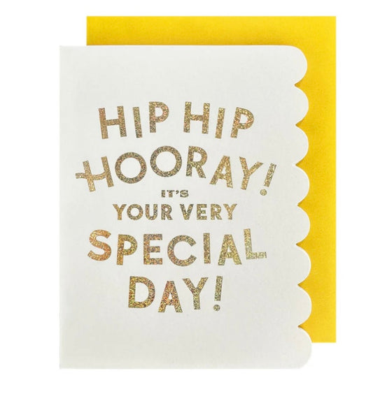 Hip Hip Hooray Birthday Card