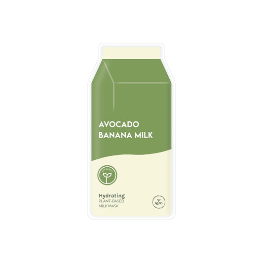 Avocado Banana Milk Hydrating Plant-Based Milk Mask