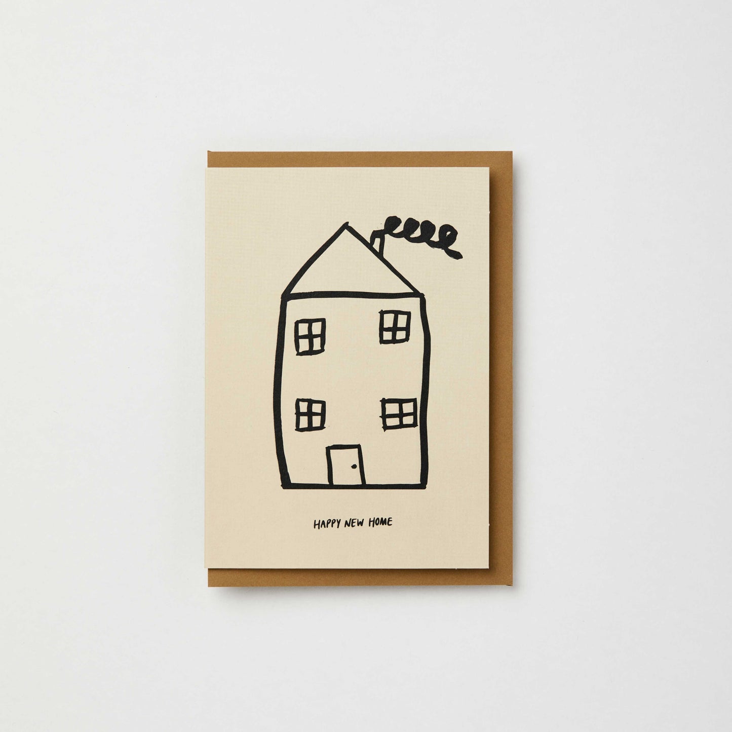 Kinshipped - Happy new home card with house illustration