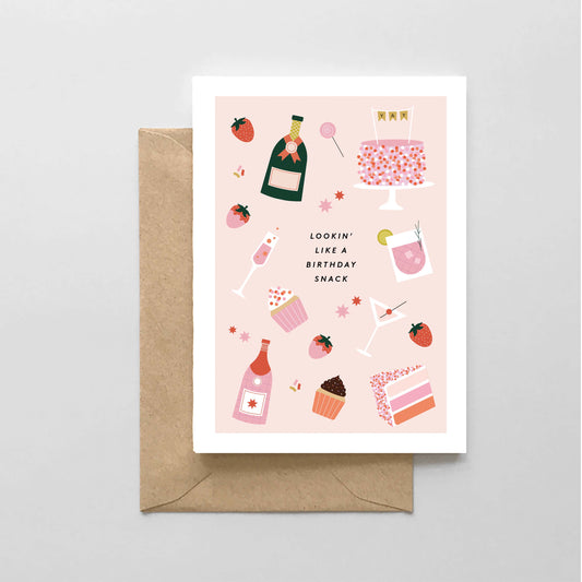 Birthday SNACK Greeting Card