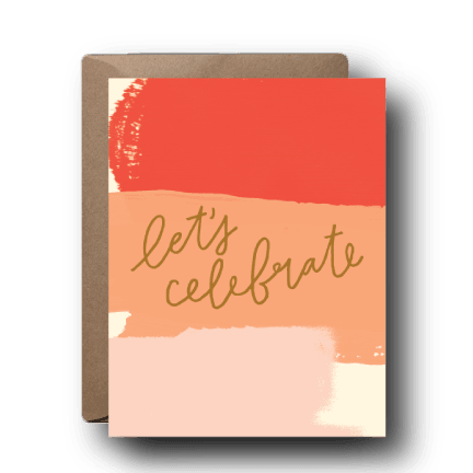 Let's Celebrate Congratulations Greeting Card