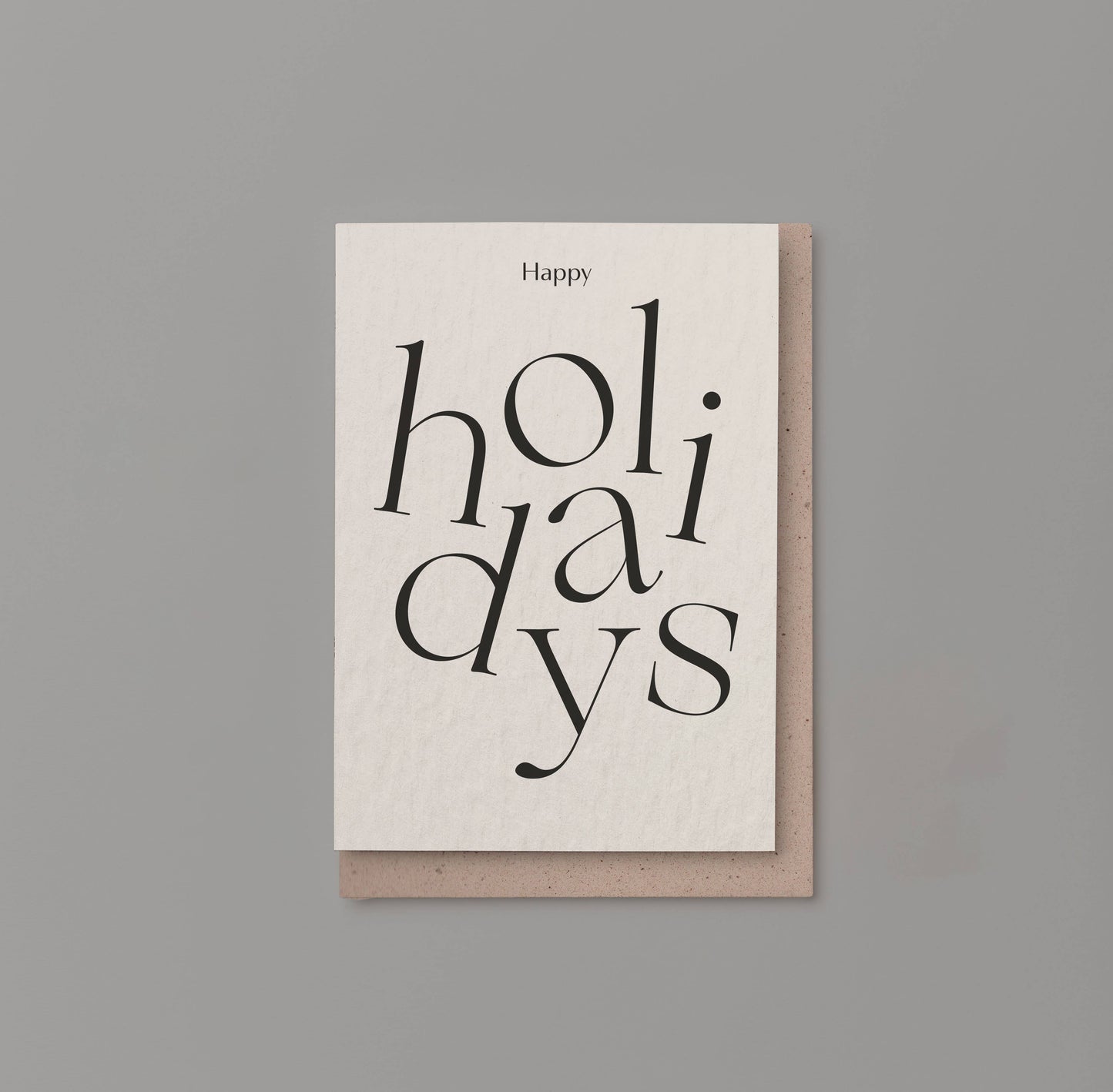 ‘Happy Holidays’ Greeting Card