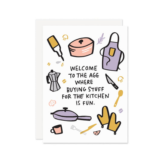 Kitchen Stuff Birthday Card