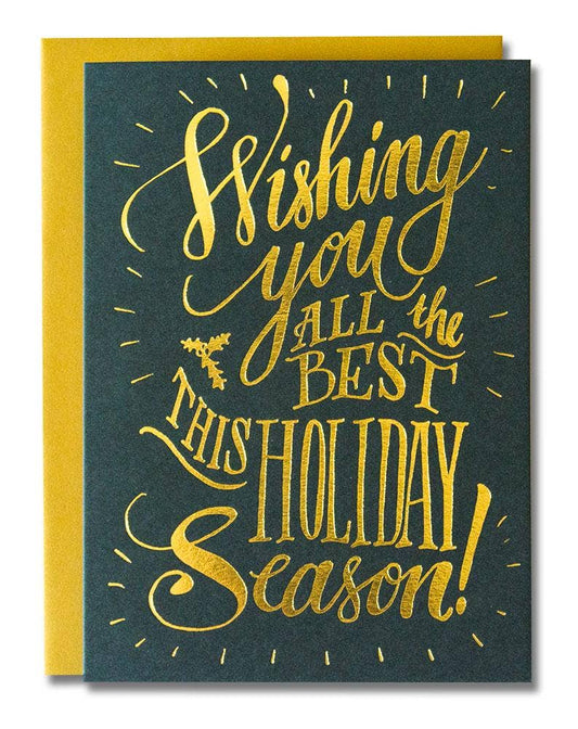 Wishing You All the Best Holiday Card