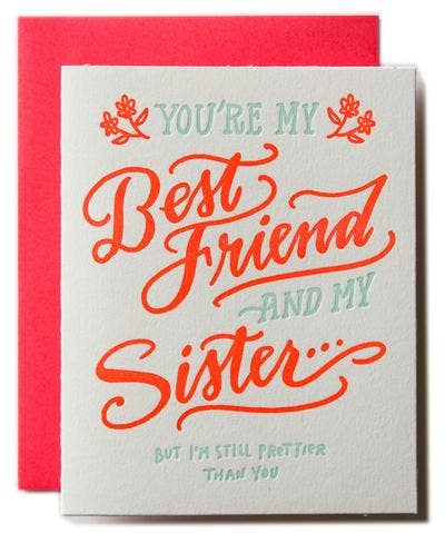 Bestfriend And Sister Card