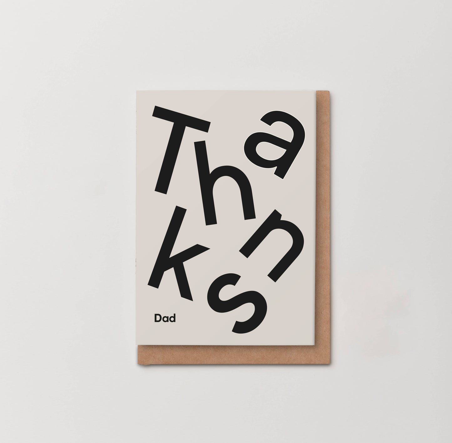 ‘Thanks Dad’ Father’s Day Card