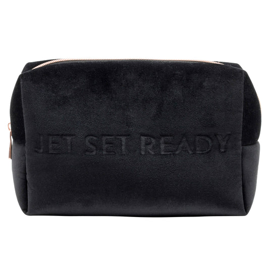 COSMETIC POUCH - VIXEN BLACK (velour finish)