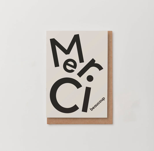 ‘Merci Beaucoup’ Thank You Card